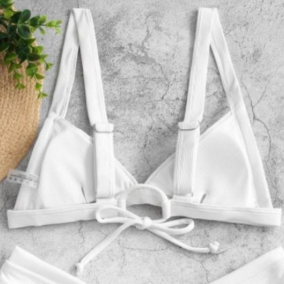 SALE!! Ribbed triangle bikini top NWT - Picture 9 of 10